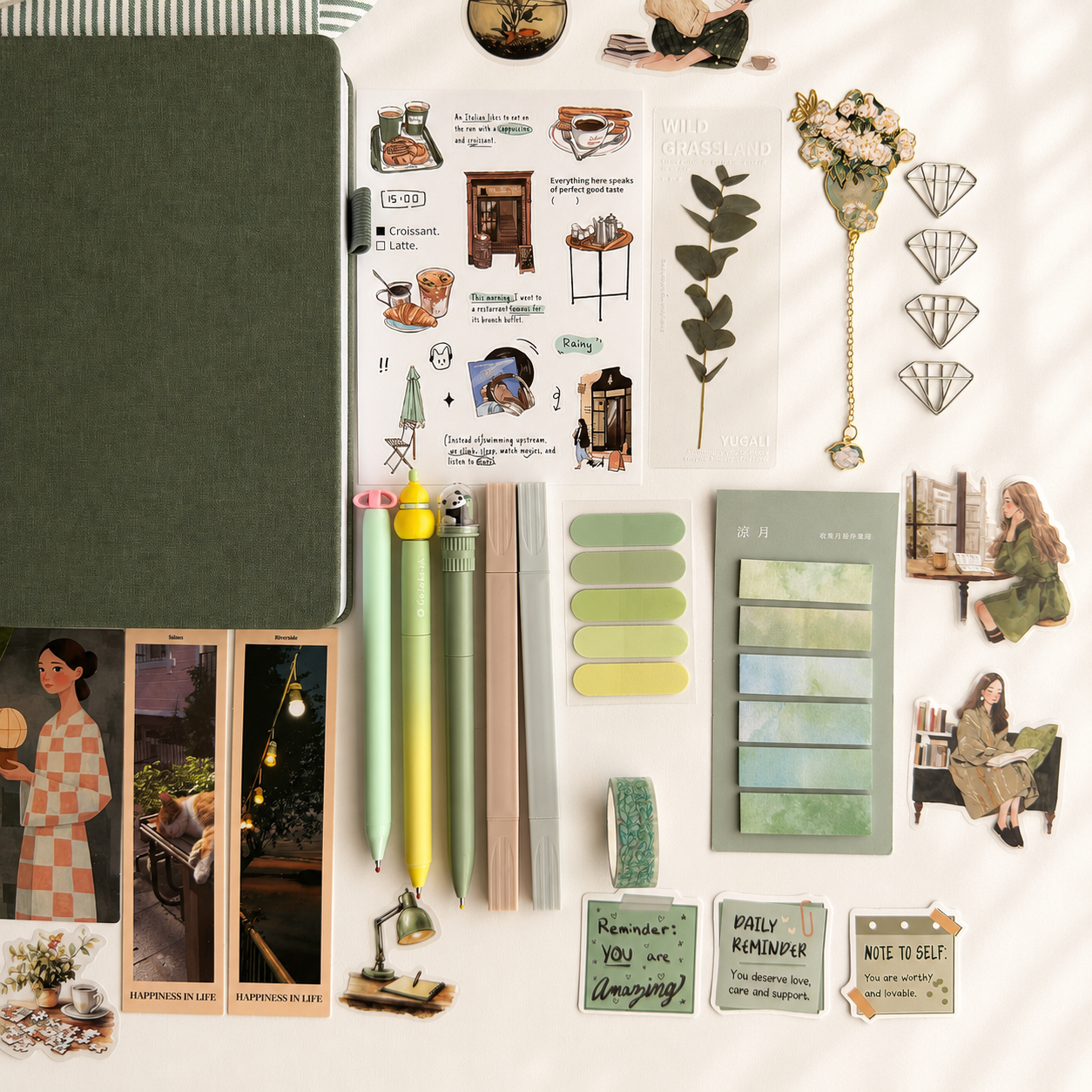 🌿 Green — cozy & natural