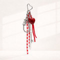 Bold Red Heart Keychain