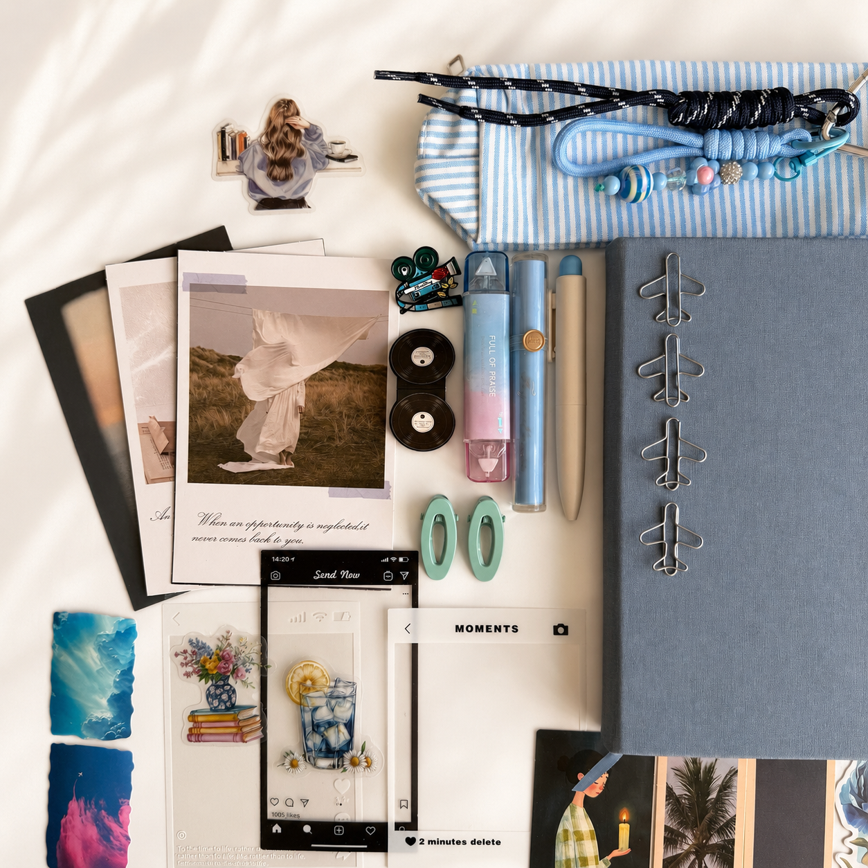 🌊 Blue — calm & aesthetic