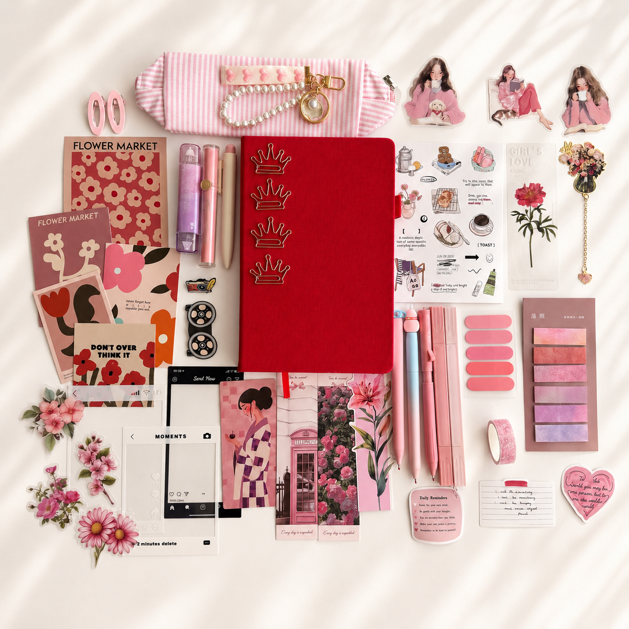 🌸 Pink — soft & girly