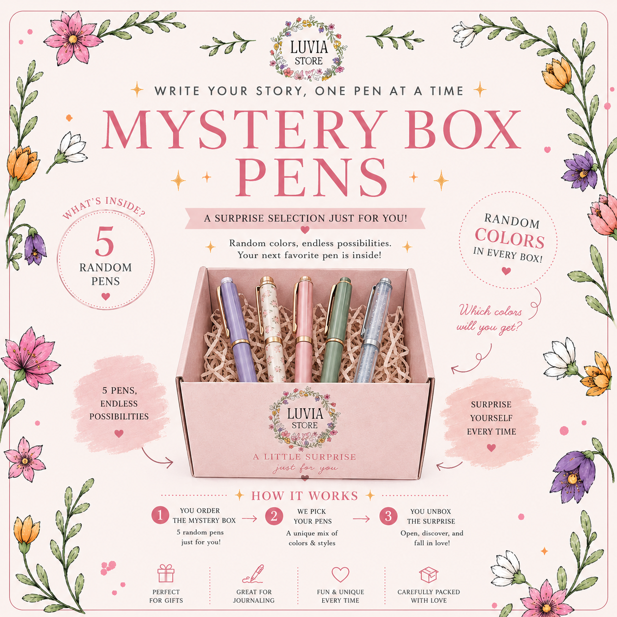 5 Pen Mystery Box