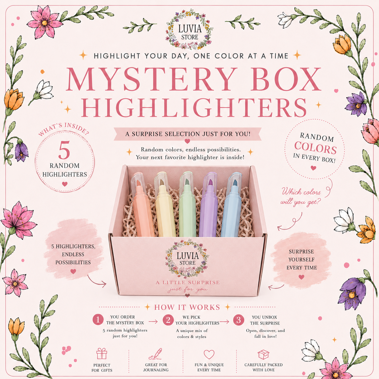 Mystery Box – 5 Highlighters